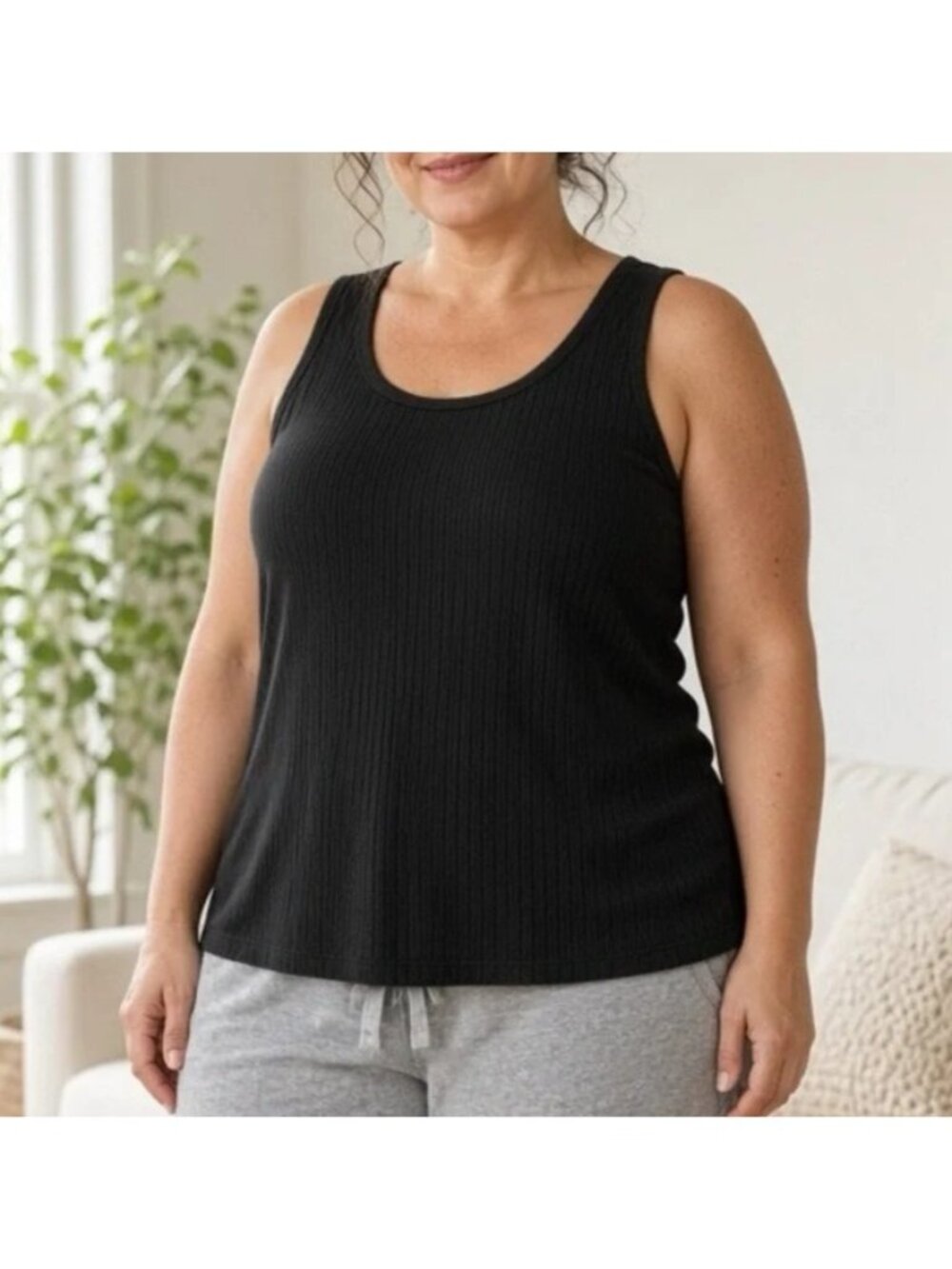 NWT Athleta Well Rested Sleep Tank Black 3X